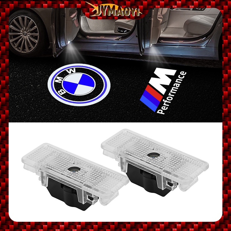 BMW 2/4 件適用於寶馬 E39 E53 E52 528i LED 車門迎賓燈汽車標誌鬼影禮貌激光徽標投影燈
