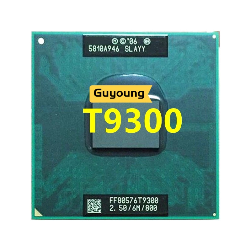 Cpu 筆記本電腦 Core 2 Duo T9300 CPU 6M 高速緩存 2.5GHz 800 雙核 Socket