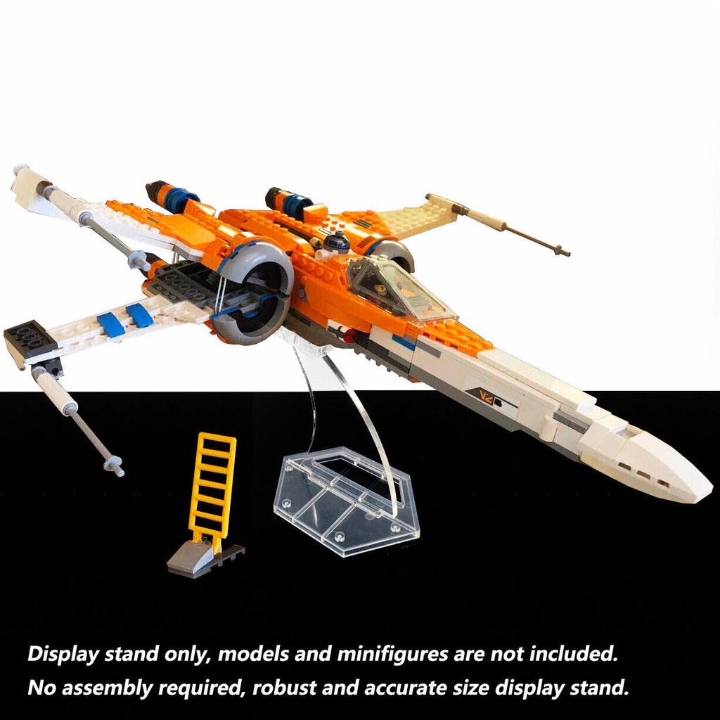 訂制樂高LEGO 9493 75301 X-wing Starfighter,展示架,僅出售手工亞克力支架.