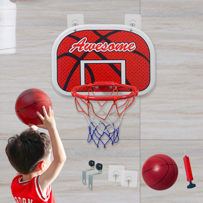 🔥台灣熱賣🔥  玩具 投籃筐 掛式 籃球板 兒童 籃球板 掛式 免打孔 籃框 室內男孩 投籃玩具
