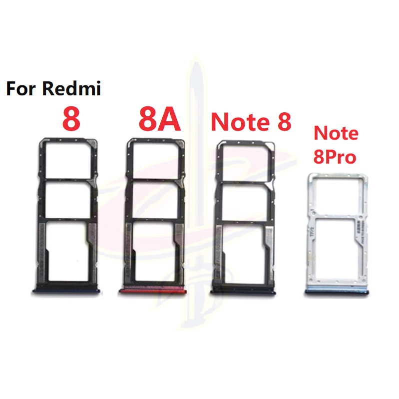 XIAOMI 適用於小米 Redmi 8 A Note 8 Pro 的 sim Tray sim 卡托 卡槽 卡座
