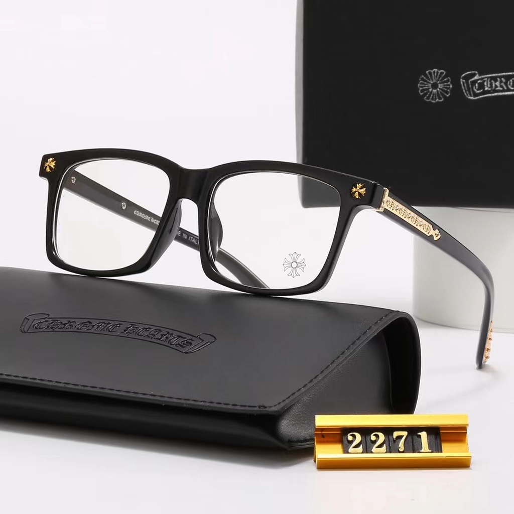 2023新款時尚高端chrome Hearts平光鏡男女品牌設計師復古眼鏡2271