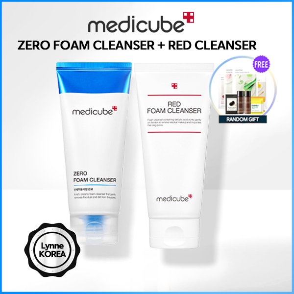 [1+1] MEDICUBE Foam Cleanser 抗痘潔面乳 120ml + 細膩泡沫潔面乳 120ml