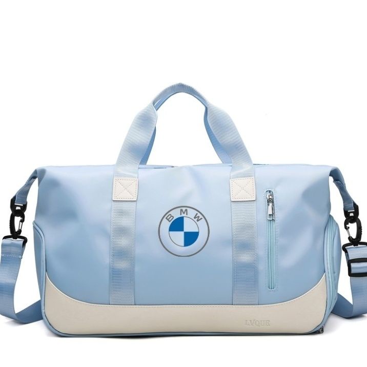 【品為車品】BMW寶馬多功能便攜式運動旅行包多巴胺配色瑜伽背包衣物包女士收納袋