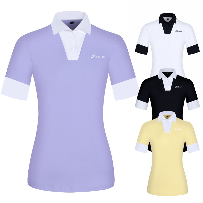 【Titleist】高爾夫服裝女士短袖T恤透氣速乾golf運動T23159上衣GOLF