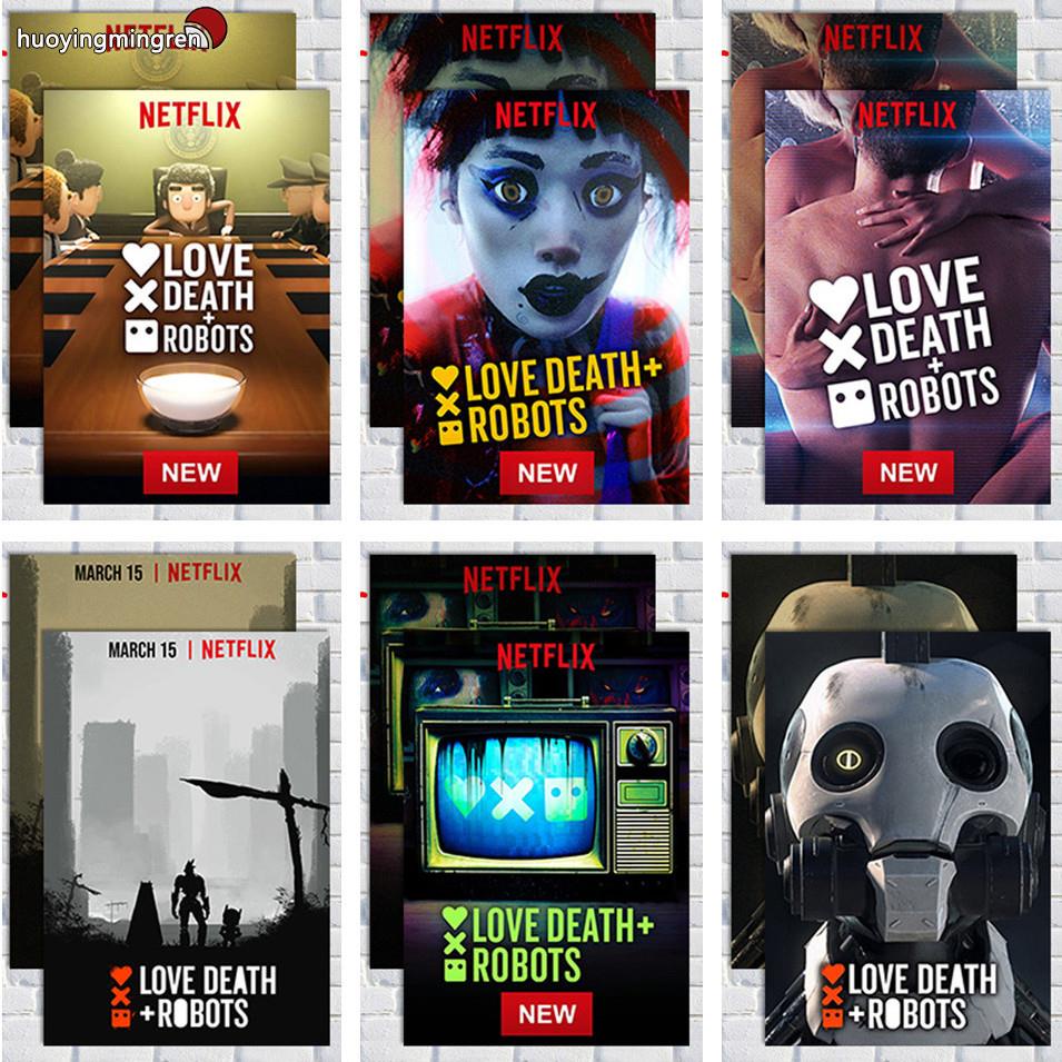 愛，死亡和機器人海報裝飾畫掛畫貼圖牆貼 Love, Death &amp; Robots