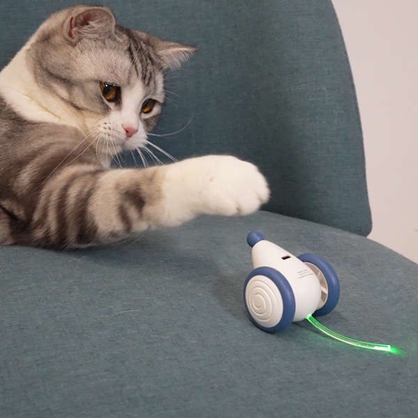 cheerble七布貓咪玩具電動老鼠貓玩具解悶神器自動逗貓棒智能寵物