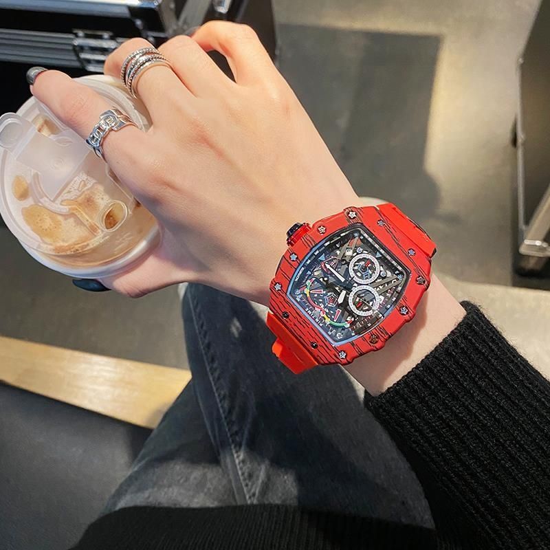 dfdf理查德非機械錶男士手錶正品十大品牌學生潮流米勒紅魔黑科技氚氣
