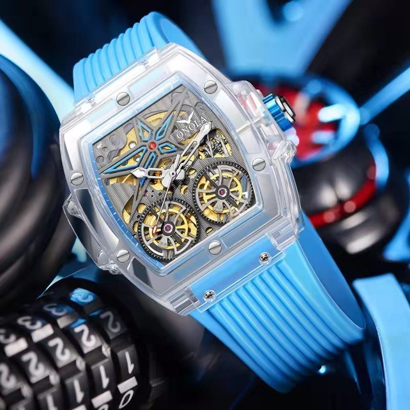 dfdf瑞士正品理查德十大品牌男士手錶全自動鏤空米勒機械錶學生潮流表