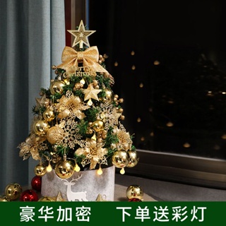 聖誕樹大擺件diy桌面發光豪華加密客廳小60厘米