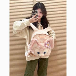 2.28Lingna Belle Plush Head Bag Backpack Little Fox Cartoon