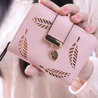 3.82024 Hollow Short Wallet Women's Student Card Bag Wallet