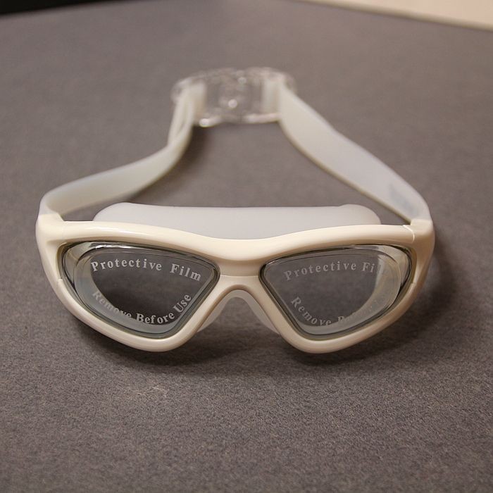 泳鏡 游泳 時尚 黑白色新款專業潛水泳鏡男女大框透明防水防霧高清游泳近視眼鏡