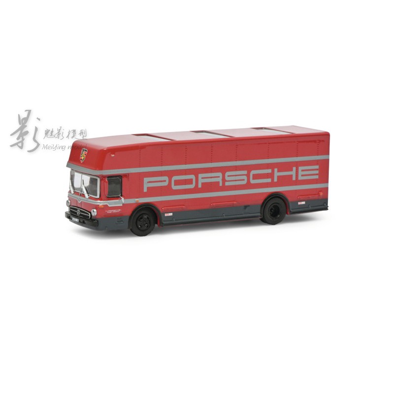 Schuco舒克 1:87 賓士MB 運輸車 拖車 PORSCHE塗裝 合金汽車模型#