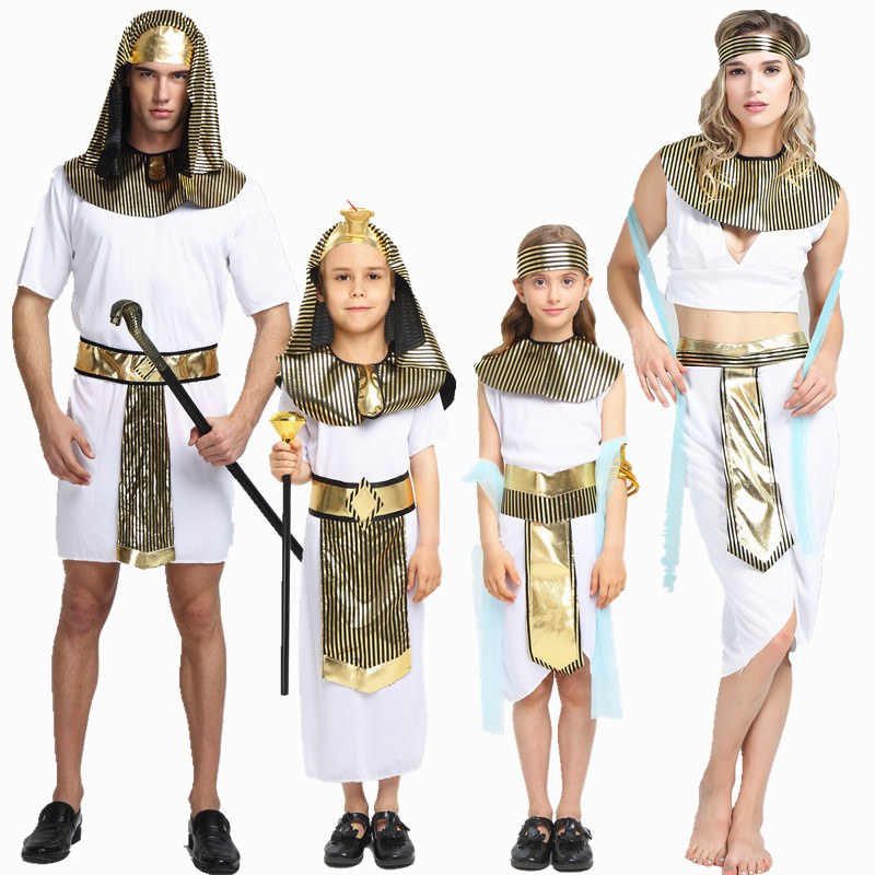 【24小時出貨】cosplay萬聖節服裝 民族服飾 埃及法老豔后服裝 古羅馬尼羅河衣服表演用品