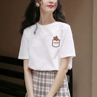 Student Girl Cute Versatile Casual Versatile Round Neck學生妹可愛