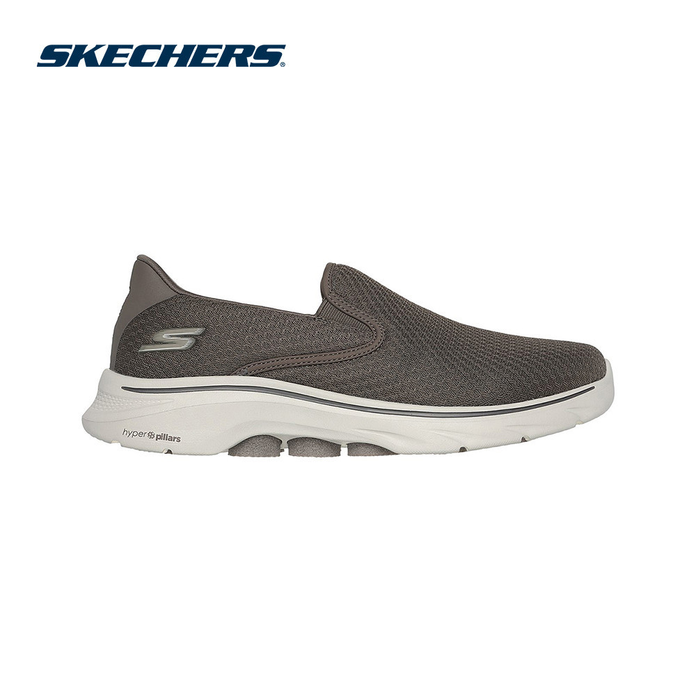 思克威爾 Skechers 男士 GOwalk 7 步行鞋 - 216646-TPE 風冷 Goga 墊