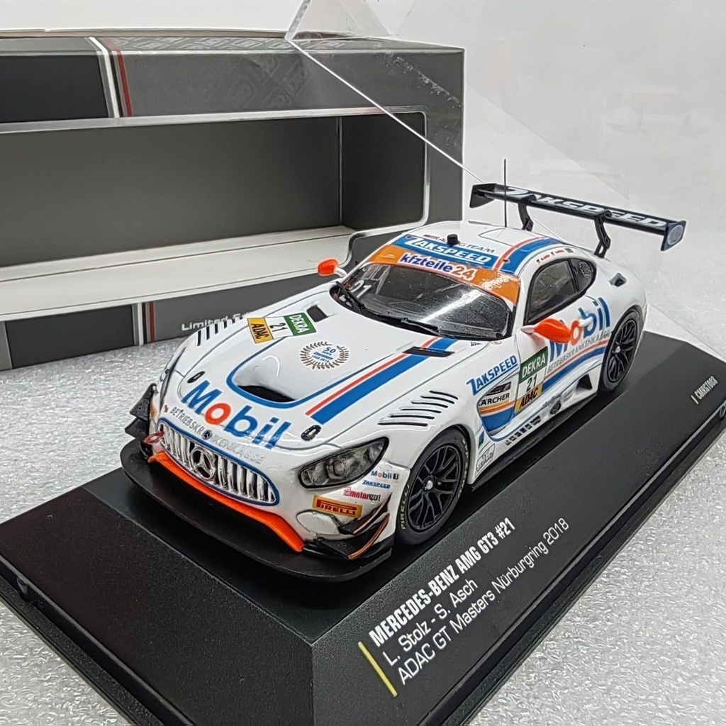 IXO 1/43 賓士 AMG GT3 #21 拉力賽車模型