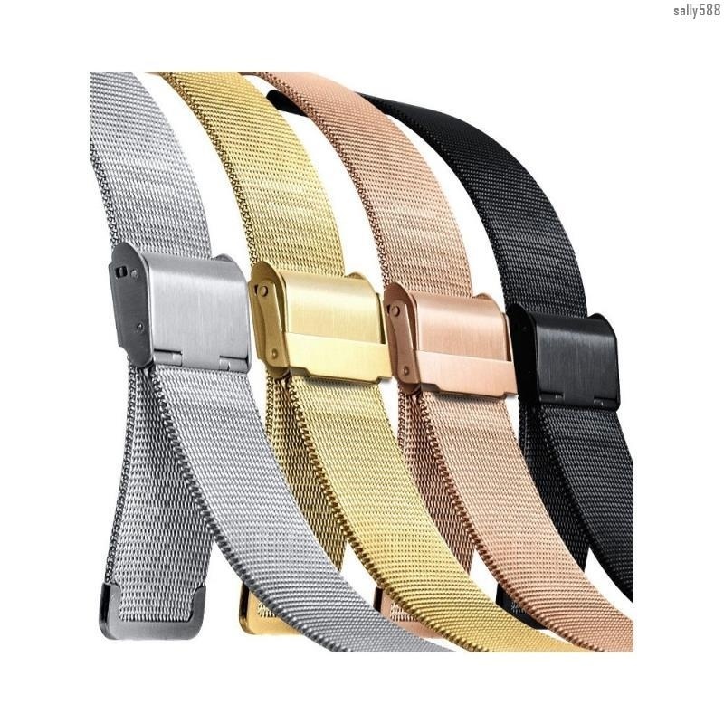 《柔軟舒適》瑞士dw手錶帶原裝女代用米蘭不鏽鋼26-40mm男ck鋼帶dw金屬