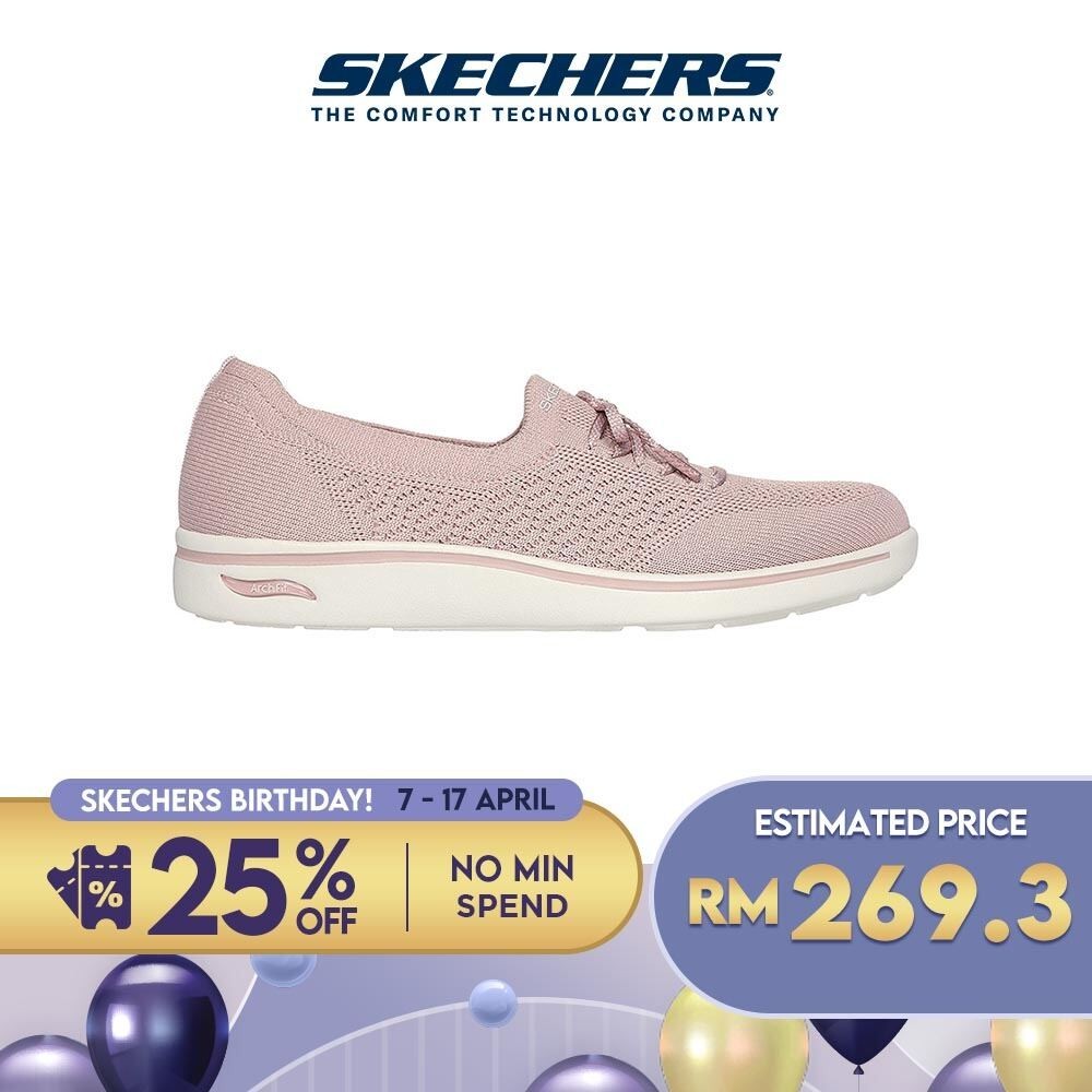 思克威爾 Skechers 女士 On-The-GO Arch Fit 提升佛羅倫薩步行鞋 - 136632-BLSH