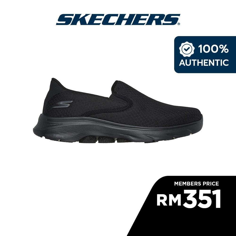 思克威爾 Skechers 男士 GOwalk 7 步行鞋 - 216646-BBK 風冷 Goga Mat