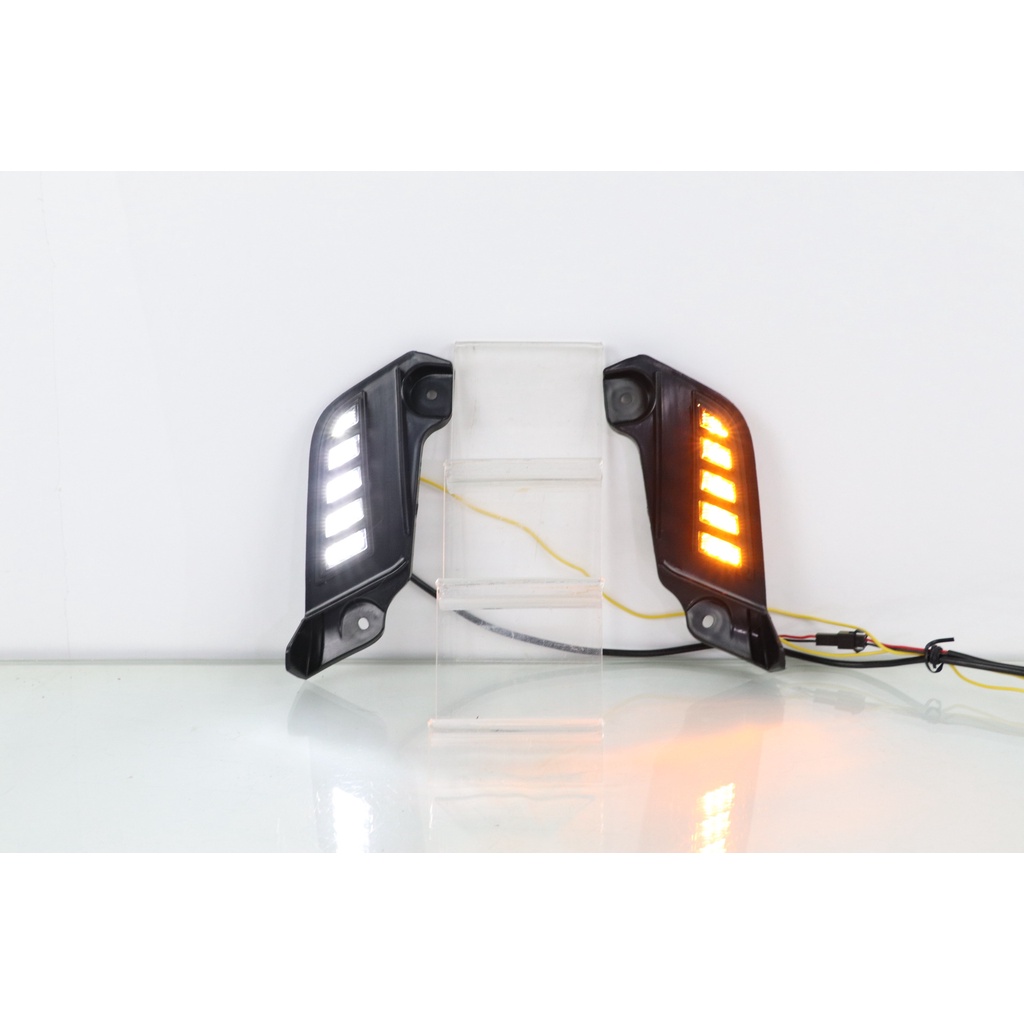 YXD適用於11-15年豐田塔庫瑪LED日行燈雙色塔庫瑪專用toyota tacoma