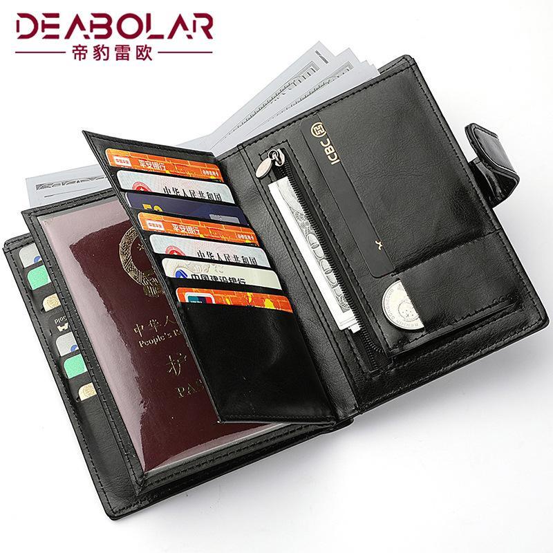 駕駛證卡包錢包男士大容量多功能出國護照包護照夾證件包皮夾/0117