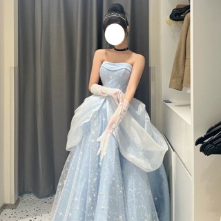 Princess style evening dress with a fairy like aura in 2公主風晚