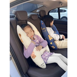 兒童汽車後排頭枕車上睡覺神器車用抱枕車用護肩枕頭頸枕車內靠枕