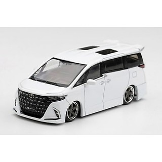 《預購2027/01》MINIGT 1/64 豐田 Toyota Alphard 40 KUHL White LHD M