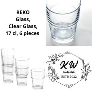 宜家家居 宜家 REKO 玻璃,透明玻璃,17 cl,6 件