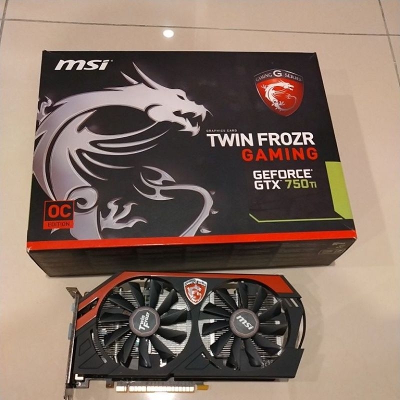 [二手顯卡] Msi GeForce GTX 750 Ti Twin Frozr 預算 GPU