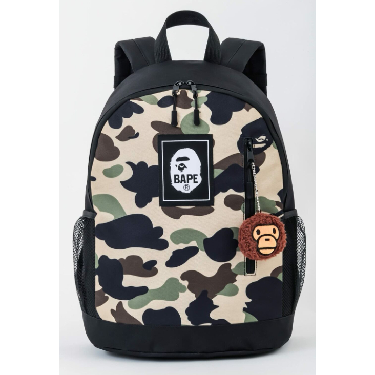 ️免費 Milo 魅力 ️ A BATHING APE BAPE KIDS 迷彩雜誌背包日本