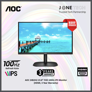 Aoc 24B2H2 - 23.8" 顯示器 - 1920x1080 (FHD) IPS 面板 / HDMI / 100