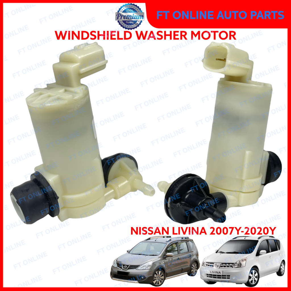 Nissan LIVINA 2007-2020 L10 洗衣機電機/泵擋風玻璃雨刷水箱 2008 2009 2010 2