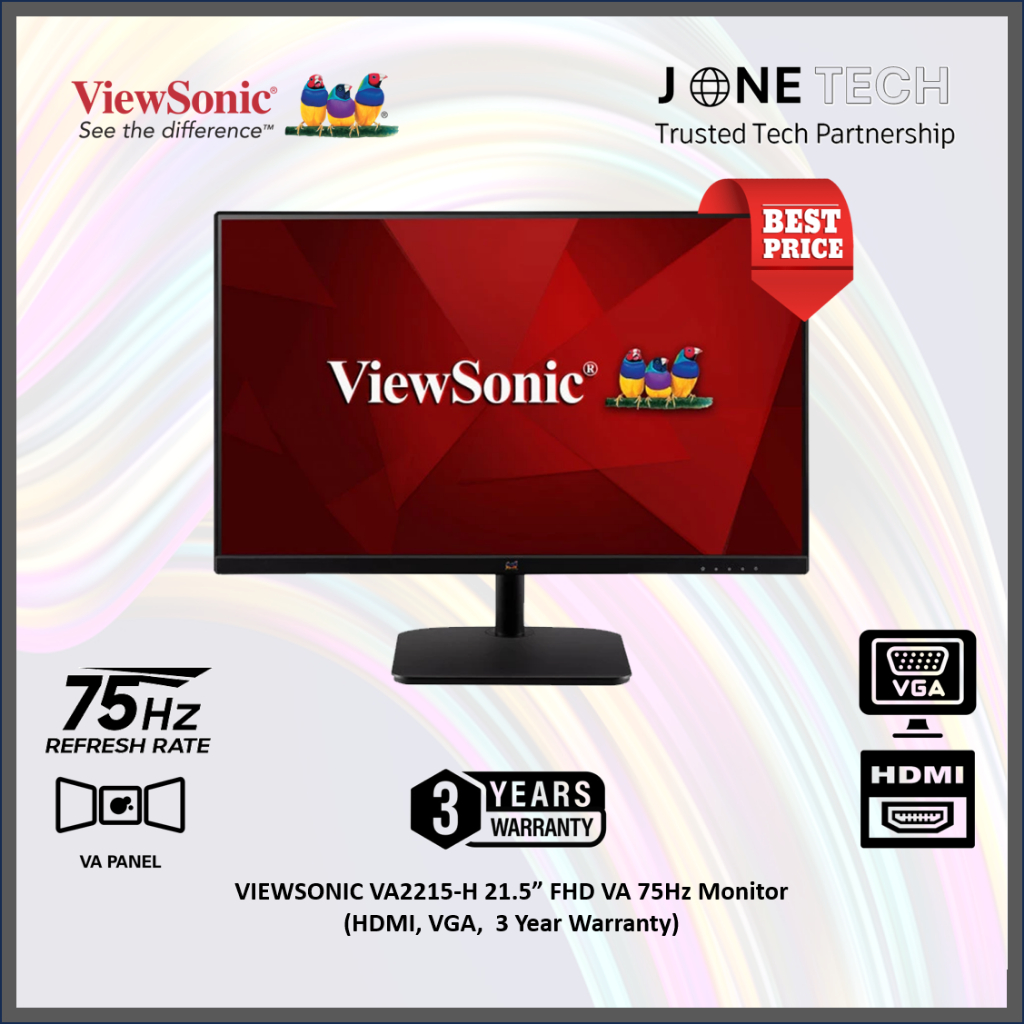 Viewsonic 顯示器 VA2215 / VA2432-H / VA2732-H - 21.5" / 23.8" /