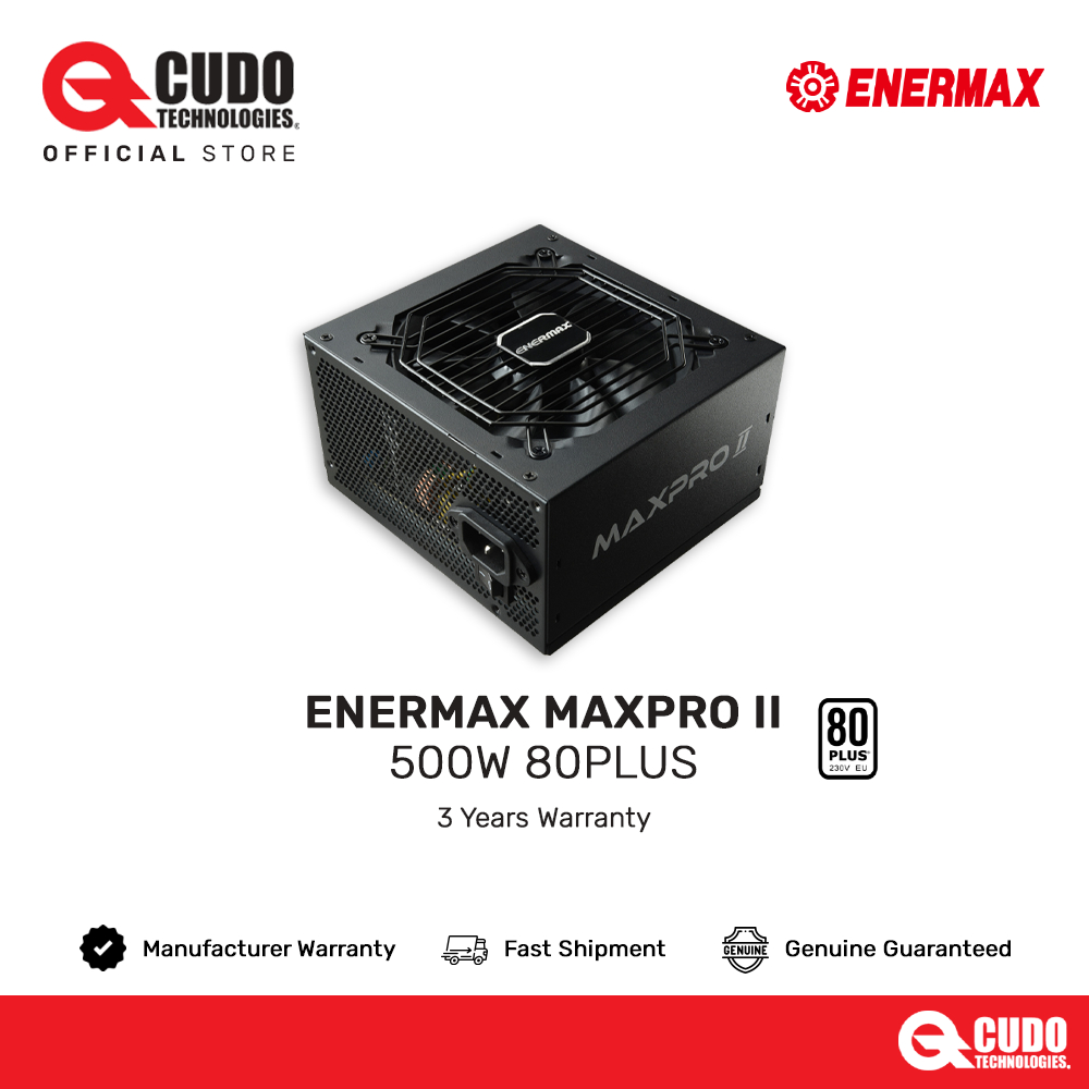 Enermax MAXPRO II 系列 500Watt 80PLUS 白色認證 PSU (EMP500AGT-C)