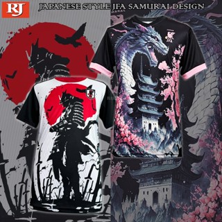 日本 JFA 風格武士設計球衣圖形設計武士 NAGA DRAGON