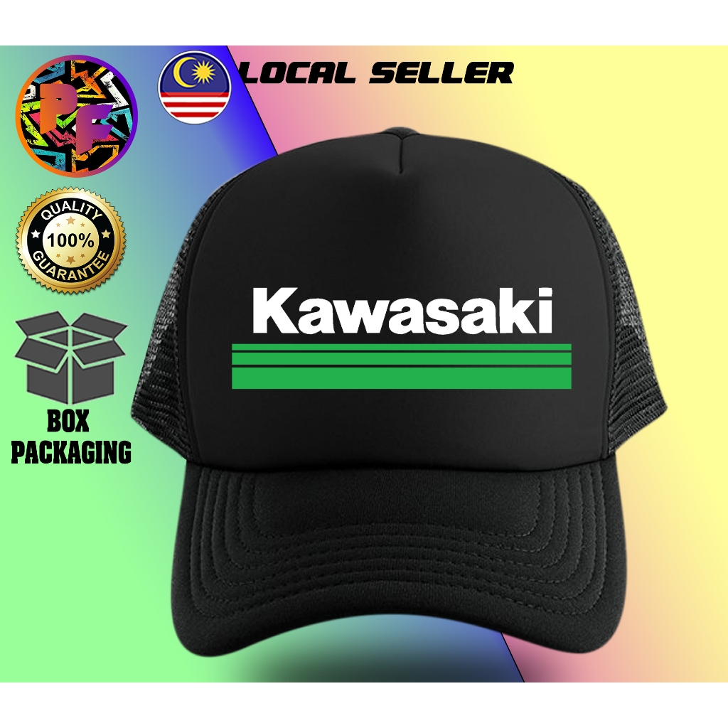 KAWASAKI 川崎卡車司機棒球帽酷網黑色 z800 Z250 Z400 Versys Super kips 150R