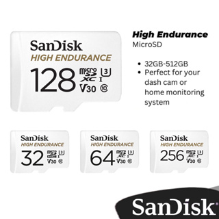 SANDISK 閃迪高耐力 (128GB/32GB/64GB/256GB) 用於行車記錄儀 / CCTV V30 U3