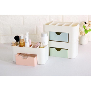 塑料盒抽屜多功能首飾盒化妝收納盒化妝品收納架收納盒