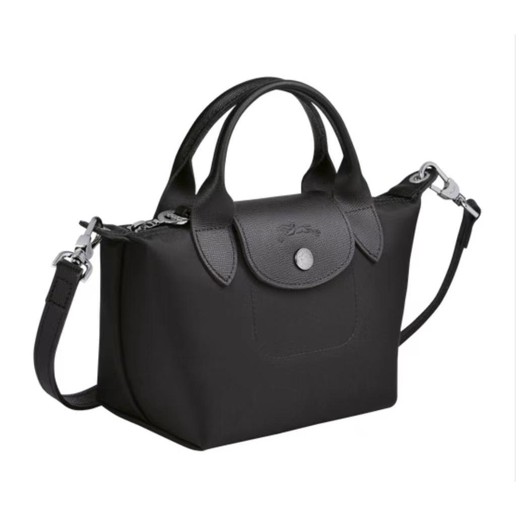 退款保證 Longchamp LC Le Pliage Neo 迷你手提包 XS 黑色手提包