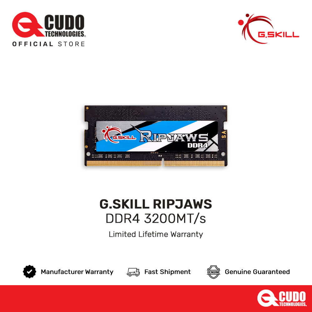 G.skill Ripjaws 3200MHz DDR4 SODIMM 筆記本內存