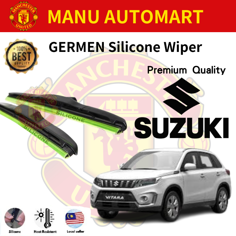 SUZUKI 德國矽膠雨刷 (2pcs/set) 適用於鈴木 Sx4、Vitara、Apv、Alto、Jimmy、Swi