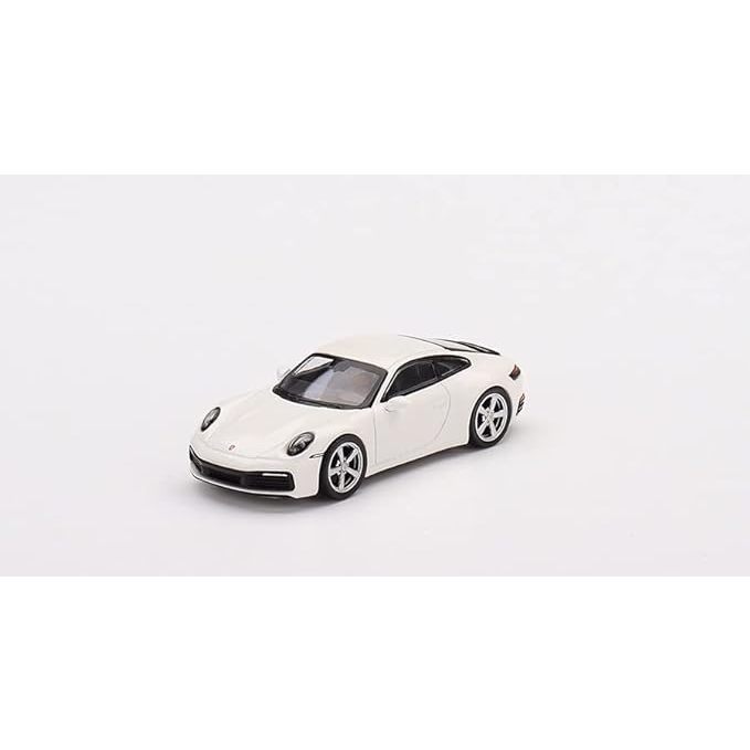 PORSCHE 迷你 GT 保時捷 911 (992) Carrera S 白色 MGT00380-R/L 1/64