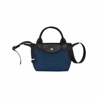 退款保證 Longchamp Le Pliage Energy Top 手提包 XS 迷你手提包海軍藍