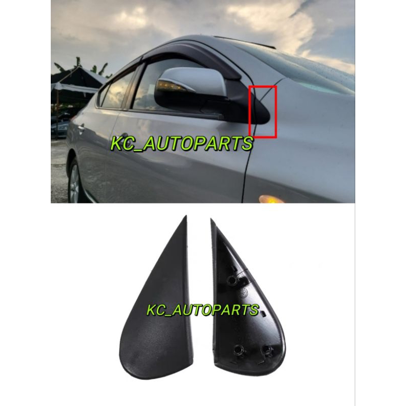 Nissan ALMERA N17L 2012 -2019 後視鏡端(三角形)擋泥板蓋 / DELTA cover 側蓋