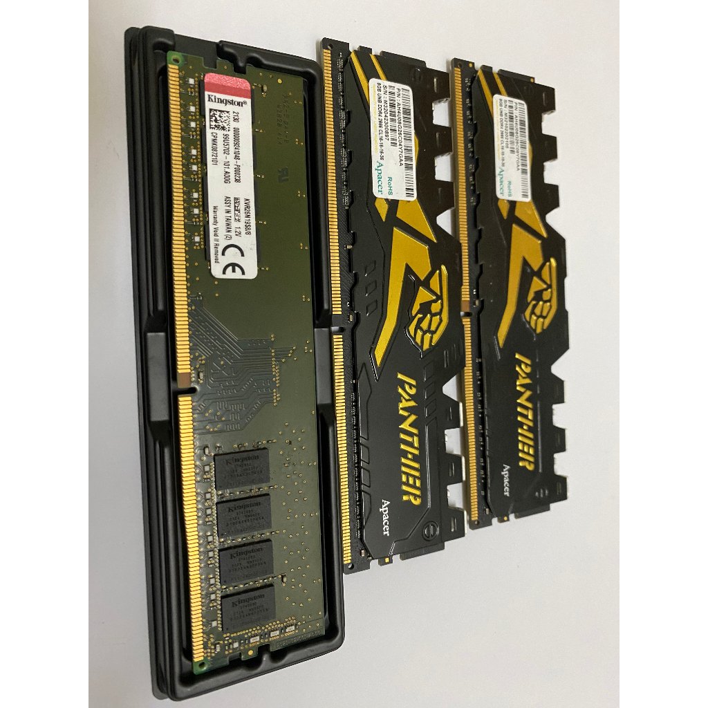 APACER 宇瞻 DDR4 PC21000 2666Mhz 8GB 黑豹金色內存
