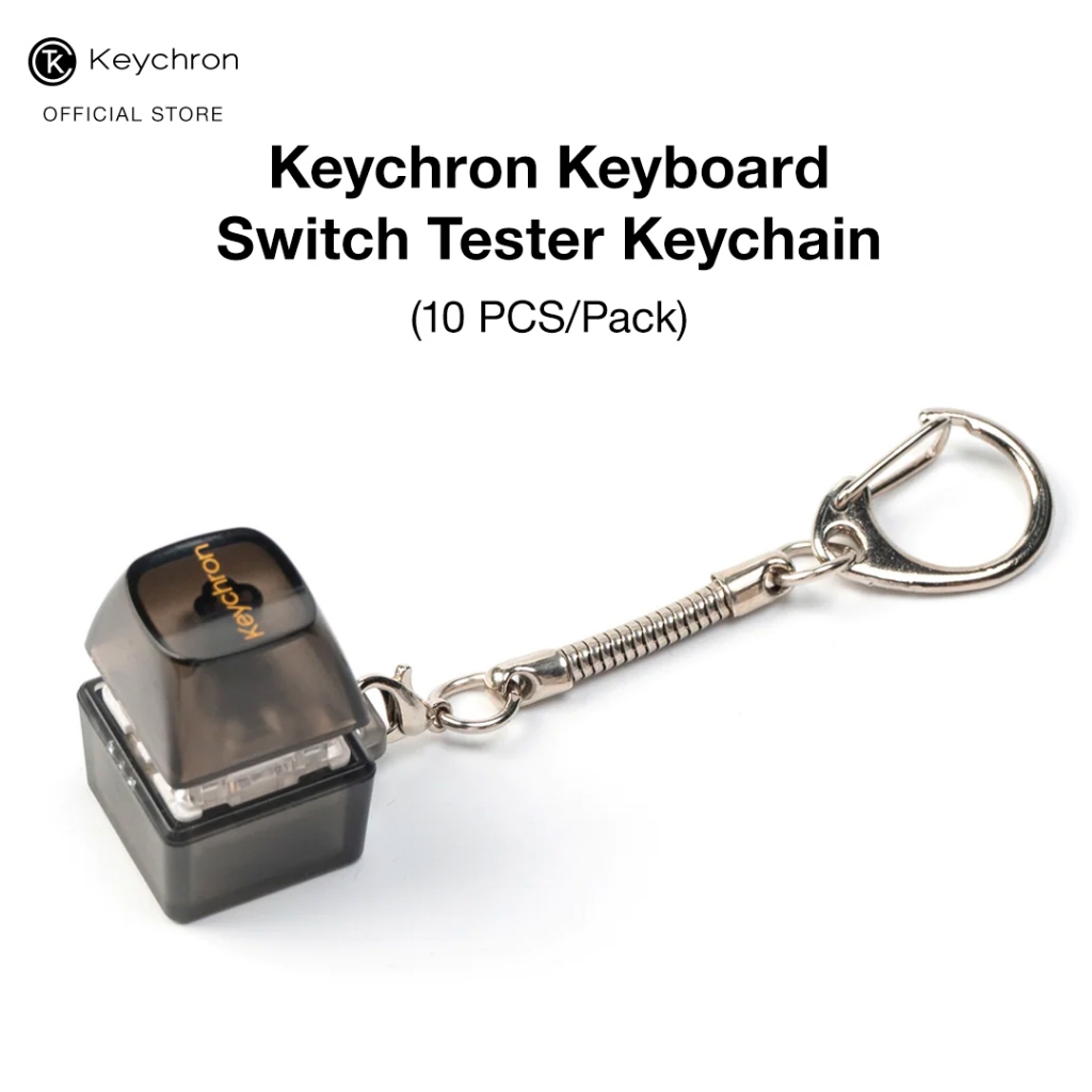 Keychron 鍵盤開關測試儀鑰匙扣 - 10 件 MX 機械開關
