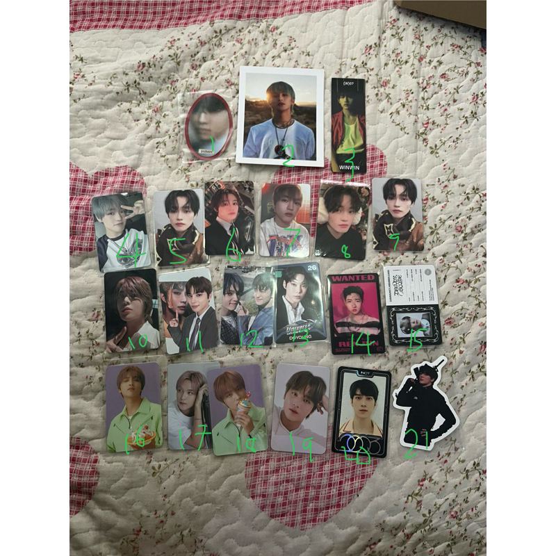 WTS MARK JAEMIN CHENLE HAECHAN YUTA JUNGWOO WINWIN 亨德利東陽吉宗仁俊